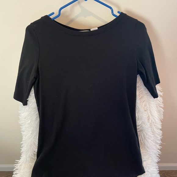 Sigrid Olsen Tops - Sigrid Olsen Black Short Sleeve Top